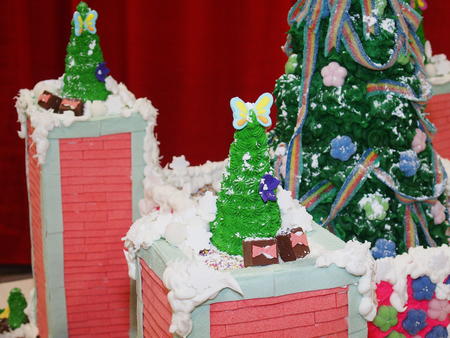 Gingerbread castle detail #4