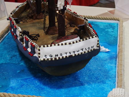 Gingerbread U.S.S. Constitution #3