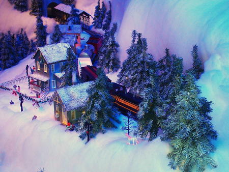 Museum of Science train exhibit