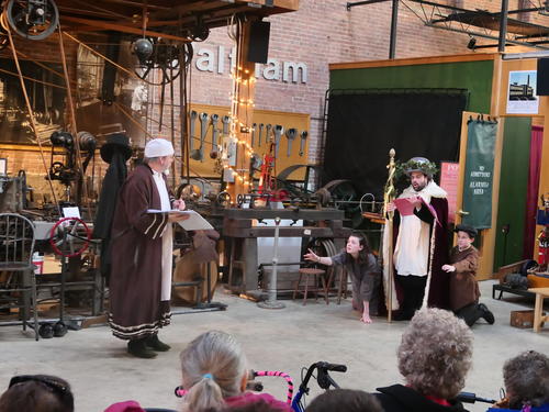 Ghost of Christmas Present with Ignorance & Want