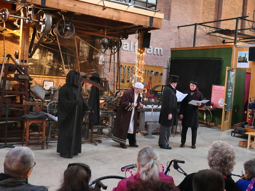 Scrooge with the Ghost of Christmas Future #3