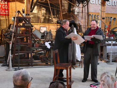 Scrooge and Bob Cratchit