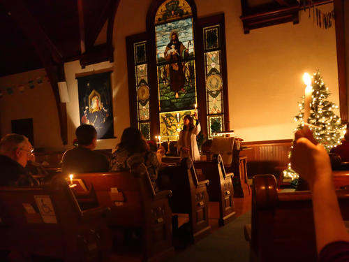Christmas eve services at South Acton UCC church