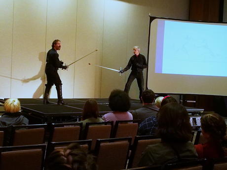 Dueling styles mentioned in the Princess Bride panel #2