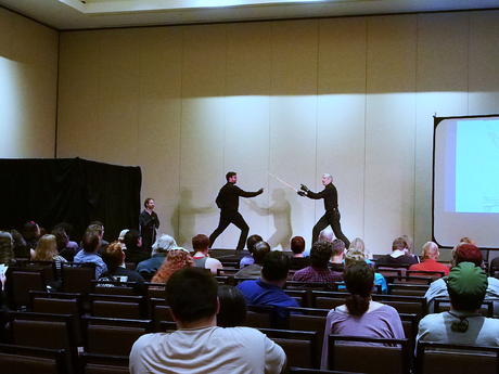 Dueling styles mentioned in the Princess Bride panel #3