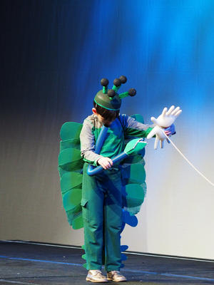 Opabinia (Most Unique Use of Found Items, young fan division)