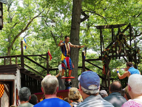 Shooting through the legs