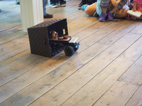 Backing into the garage