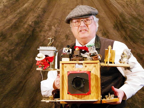 My steampunk 'cellphone' camera at 2018 Arisia