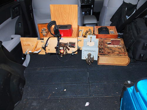 Packing up the camera gear from Arisia