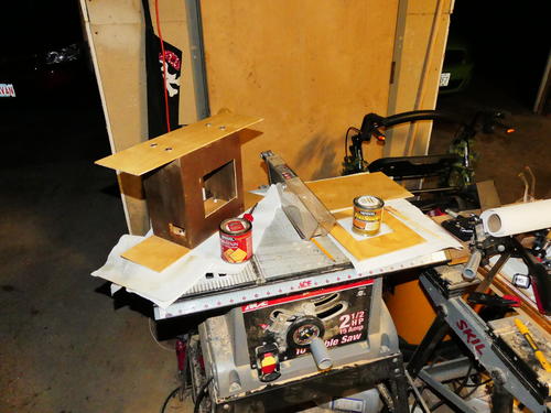 Staining and polyurethaning