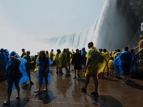 Behind the Falls viewing area #3