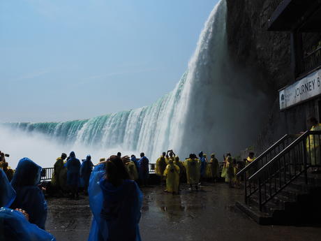 Horseshoe falls from Behind the Falls #4