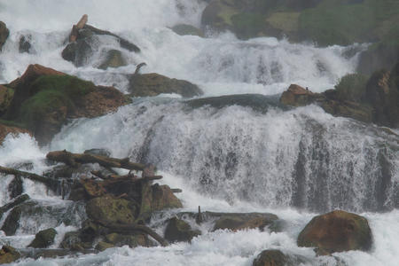 Niagara Falls on the rocks