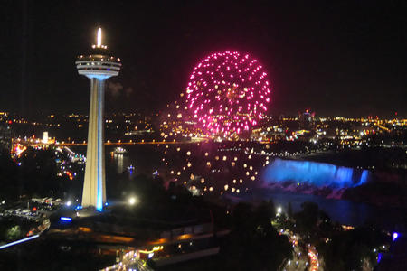 Niagara Falls fireworks #2