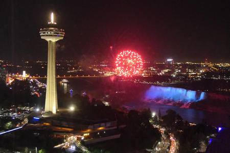 Niagara Falls fireworks #4