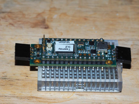 Teensy 3.2 with motion sensor prop shield #2