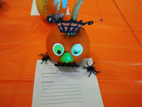 Pumpkin decorating contest at work #4