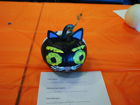 Pumpkin decorating contest at work #5
