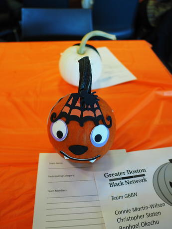 Pumpkin decorating contest at work #6