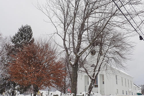 Winter in Groton, Massachusetts