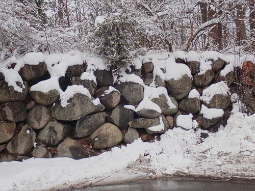 Winter stone wall #2