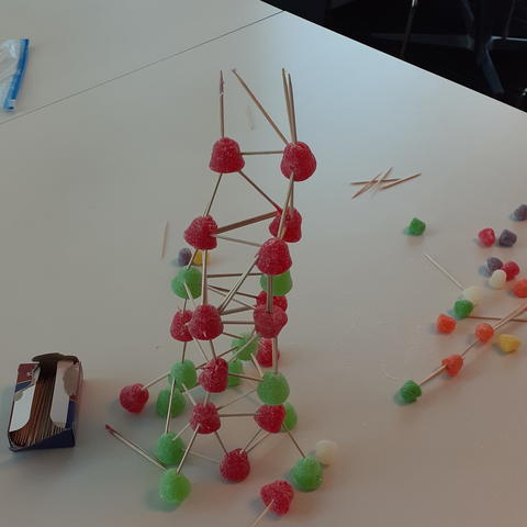 Build a gumdrop tower at work #3