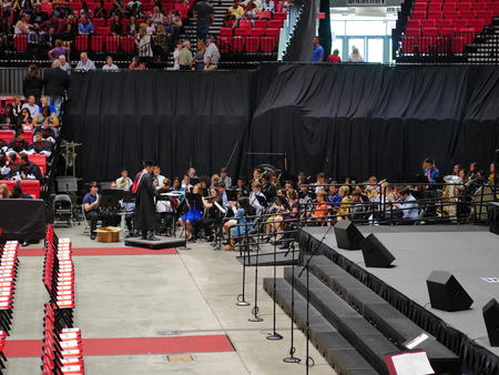 Band for Chris Spielman graduation