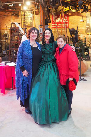 Photo op with Mrs. Dickens #3