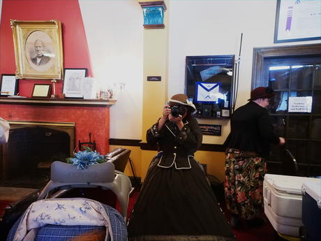 Having my picture taken