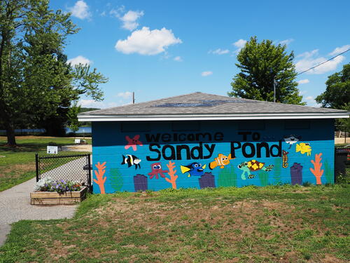 Welcome to Sandy Pond swimming beach