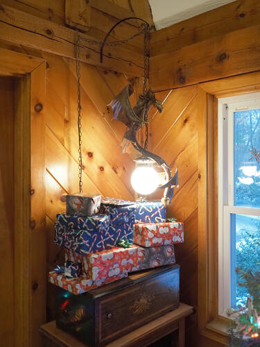 Presents under the dragon