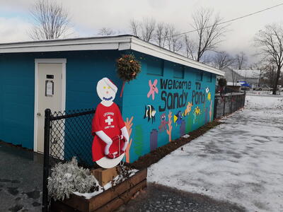 Ayer snowperson lifeguard