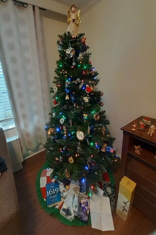 My father's Christmas tree