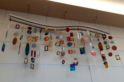 Sculpture at Lowell General Hospital