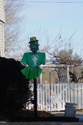 Massachusetts Saint Patricks day sculpture