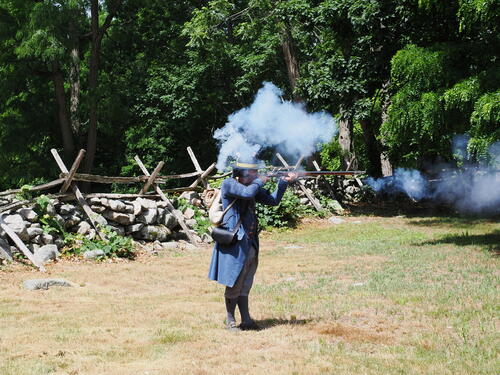 Revolutionary war demonstration #7