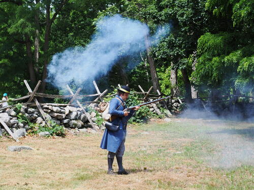Revolutionary war demonstration #13