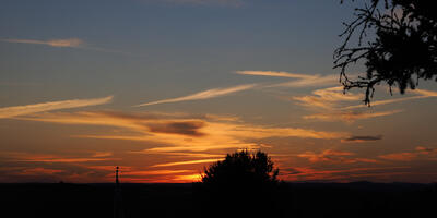 Sunset at Fruitlands Museum