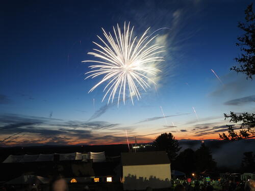 Fireworks at Fruitlands Museum #10