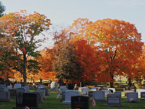Fall in the West Parish Garden Cemetary #12