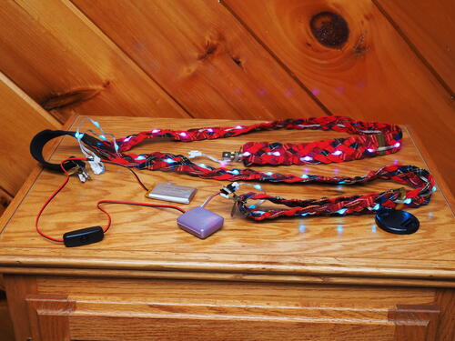 Neopixel suspenders with Gemma M0 #3