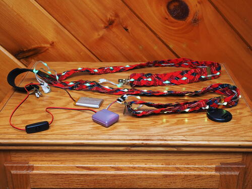 Neopixel suspenders with Gemma M0 #4