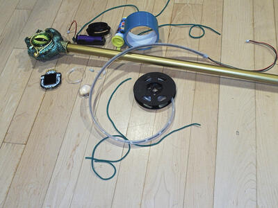 Preparing to make the dragon eye staff #2