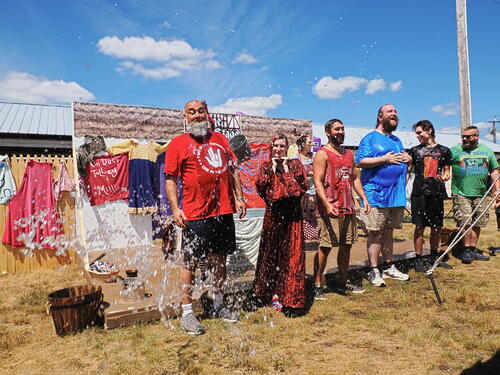 Cooling off with the washer wenches #4