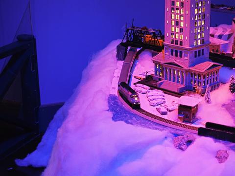 Boston museum of science train layout #7