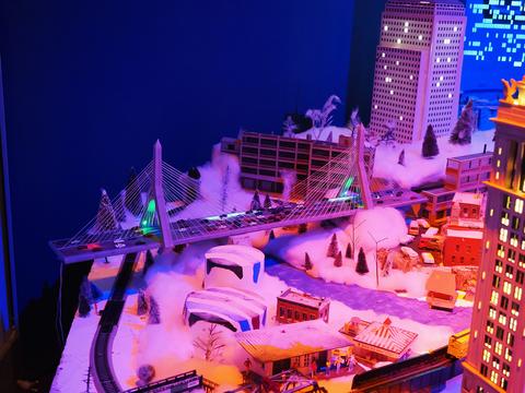 Boston museum of science train layout #8