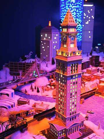 Boston museum of science train layout #9