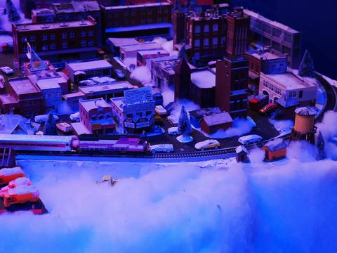 Boston museum of science train layout #11