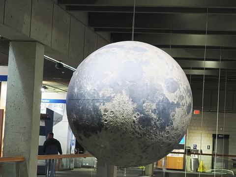Moon sculpture